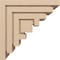 Ekena Millwork 9"W x 18"D x 18"H Classic Landon Rough Cedar Woodgrain TimberThane Corbel, Primed Tan CORUR09X18X18LANRCPR - alternate 5